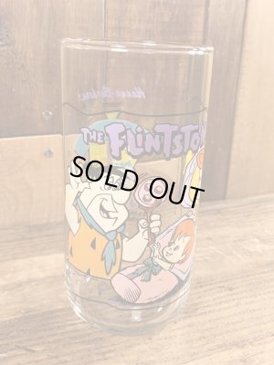 90年代頃のフリントストーンのビンテージのグラス