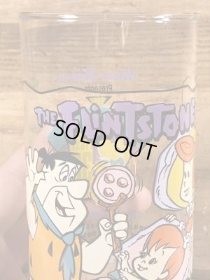 90年代頃のフリントストーンのビンテージのグラス