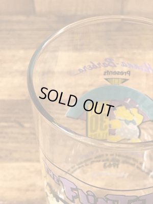 90年代頃のフリントストーンのビンテージのグラス