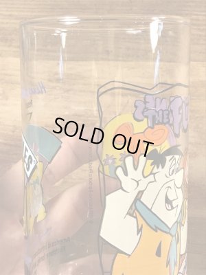 90年代頃のフリントストーンのビンテージのグラス