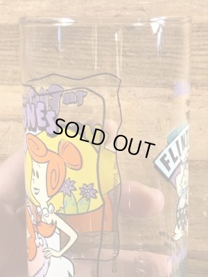 90年代頃のフリントストーンのビンテージのグラス