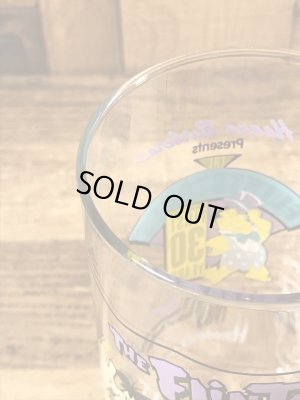 90年代頃のフリントストーンのビンテージのグラス