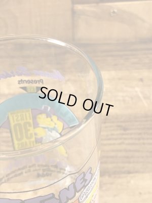 90’sのフリントストーンのヴィンテージのガラスコップ