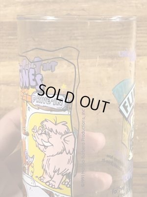 90年代頃のフリントストーンのビンテージのグラス