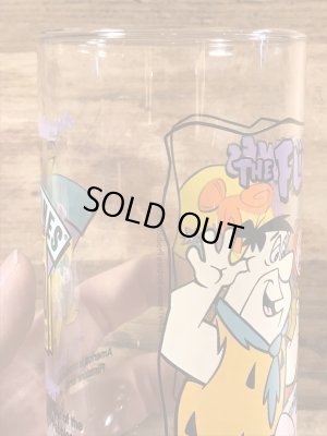 90年代頃のフリントストーンのビンテージのグラス