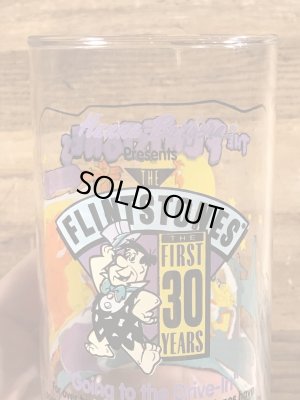 90年代頃のフリントストーンのビンテージのグラス