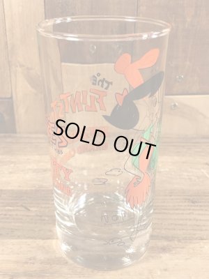 70年代頃のフリントストーンのビンテージのガラスコップ