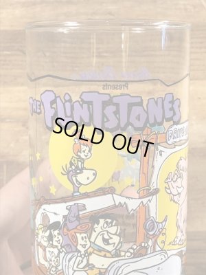 90年代頃のフリントストーンのビンテージのグラス