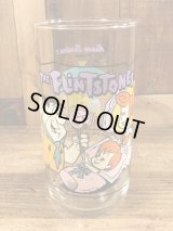The Flintstones The First 30 Years “The Blessed Event” Glass　フリントストーン　ビンテージ　グラス　ガラスコップ　90年代