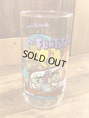 90年代頃のフリントストーンのビンテージのグラス