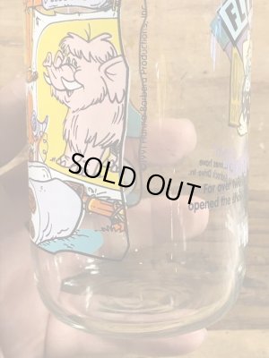 90’sのフリントストーンのヴィンテージのガラスコップ