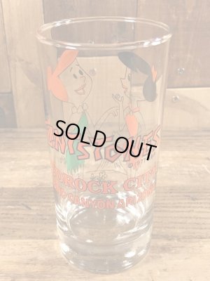 70’sのフリントストーンのヴィンテージのグラス