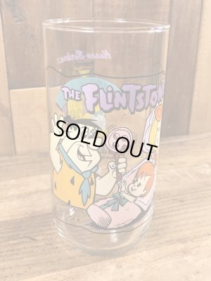 90年代頃のフリントストーンのビンテージのグラス