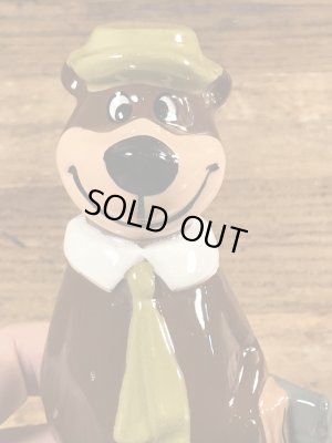 70年代頃のハンナバーベラのヨギベアのビンテージの陶器