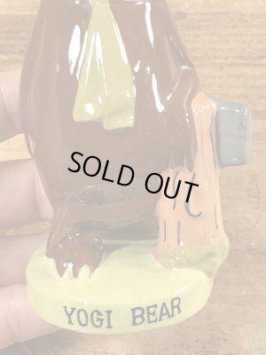 70’sのハンナバーベラのヨギベアのヴィンテージのセラミックフィギュア