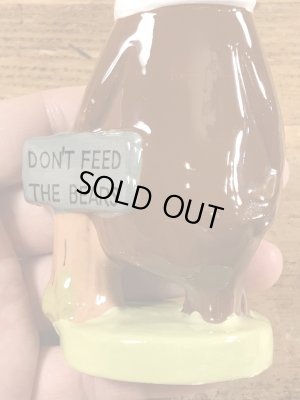 70’sのハンナバーベラのヨギベアのヴィンテージのセラミックフィギュア