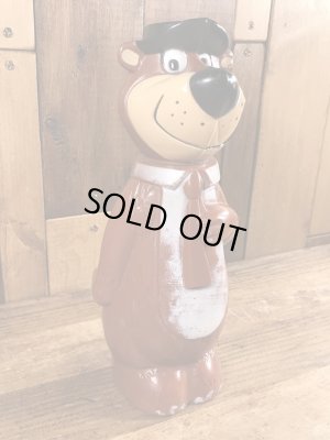 60年代頃のハンナバーベラのヨギベアのビンテージの貯金箱フィギュア