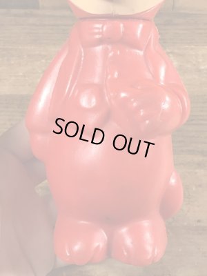 60年代頃のハンナバーベラのハックルベリーハウンドのビンテージのコインバンクドール