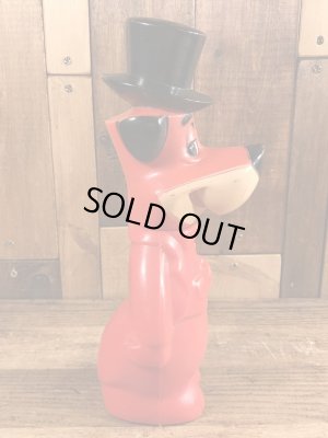 60年代頃のハンナバーベラのハックルベリーハウンドのビンテージのコインバンクドール