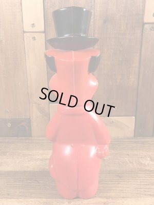 60’sのハンナバーベラのハックルベリーハウンドのヴィンテージの貯金箱フィギュア