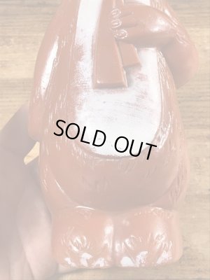 60年代頃のハンナバーベラのヨギベアのビンテージの貯金箱フィギュア