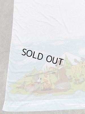 70’sのハンナバーベラのヨギベアのヴィンテージのベッドシーツ