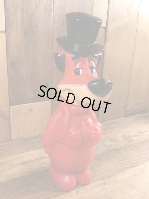 60年代頃のハンナバーベラのハックルベリーハウンドのビンテージのコインバンクドール