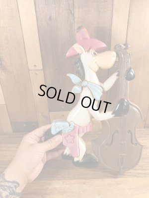 70’sのハンナバーベラのハックルベリーハウンドのヴィンテージのウォールデコセット