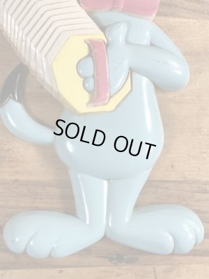 70’sのハンナバーベラのハックルベリーハウンドのヴィンテージのウォールデコセット