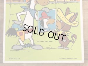 80’sのハンナバーベラのクイックドローマッグロウのヴィンテージのウッドパズル