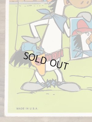 80年代頃のハンナバーベラの早撃ちマックのビンテージのウッドパズル