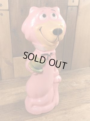 60年代頃のハンナバーベラのスナッグルパスのビンテージのバブルバスボトルフィギュア