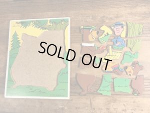 80年代頃のヨギベアのビンテージのウッドパズル