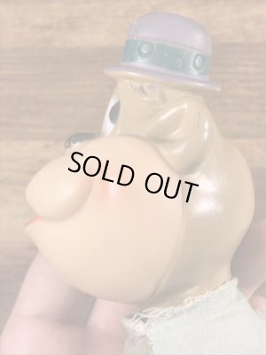 60’sのハンナバーベラのマギラゴリラのヴィンテージのハンドパペット人形