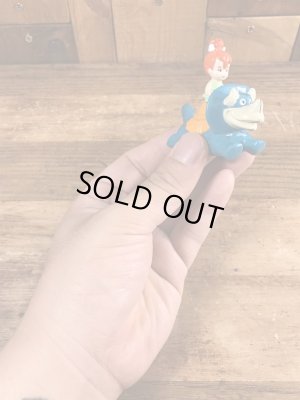 90年代頃のフリントストーンのペブルスのビンテージのミールトイ