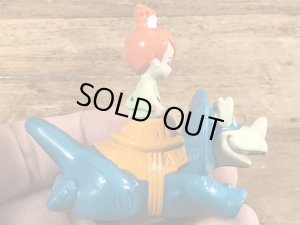 90’sのフリントストーンのペブルスのヴィンテージのハッピーミールトイ