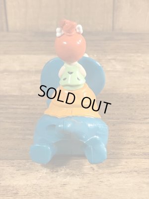 90’sのフリントストーンのペブルスのヴィンテージのハッピーミールトイ