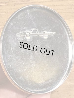 80’sのYield To Temptationのメッセージが書かれたヴィンテージの缶バッチ