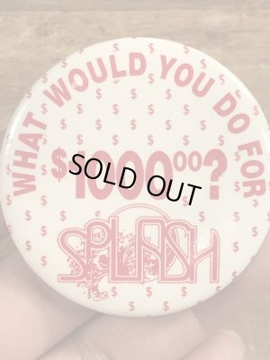 80年代頃のメッセージが書かれたビンテージの缶バッジ