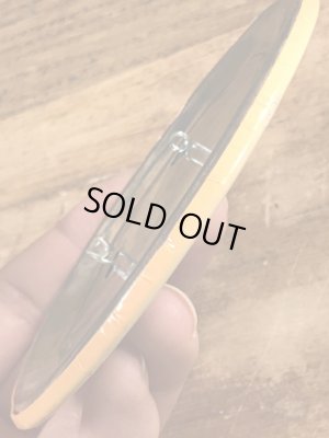 80’sのI'm Excited Mania!のメッセージが書かれたビンテージの缶バッジ