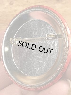 80年代頃のDon't Panic!のメッセージが書かれたヴィンテージの缶バッチ