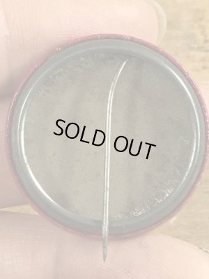 60~70'sのDraft Beer Not Studentsのメッセージが書かれたヴィンテージの缶バッチ