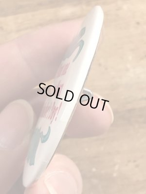 80年代頃のPlant One On Your Mom This Mother's Day!のメッセージが書かれたビンテージの缶バッジ