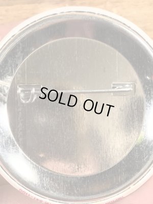 80’sのPlant One On Your Mom This Mother's Day!のメッセージが書かれたヴィンテージの缶バッチ