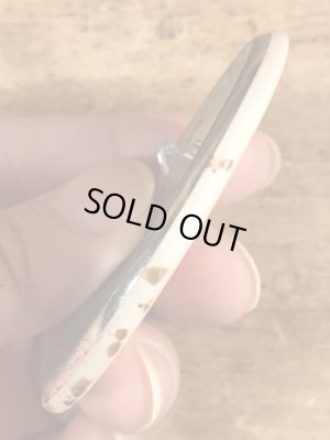 80'sのFeel Great Now Ask Me How!のメッセージが書かれたヴィンテージの缶バッチ