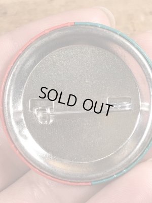 80’sのWhat's So Goddamned Terrific About...のメッセージが書かれたヴィンテージの缶バッチ