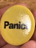 80’sのPanic!のメッセージが書かれたヴィンテージの缶バッチ