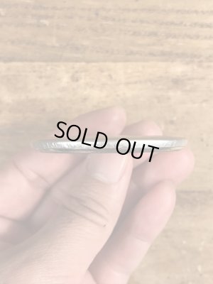 80’sのアンハイザーブッシュビールのメッセージが書かれたヴィンテージの缶バッチ