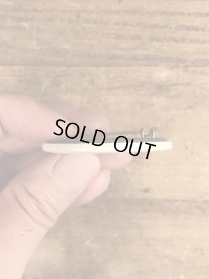 80’sのU.S.Food & Drug Administration Cocaine Research Dept.のメッセージが書かれたヴィンテージの缶バッチ