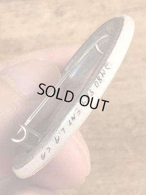 80’sのU.S.Food & Drug Administration Cocaine Research Dept.のメッセージが書かれたヴィンテージの缶バッチ